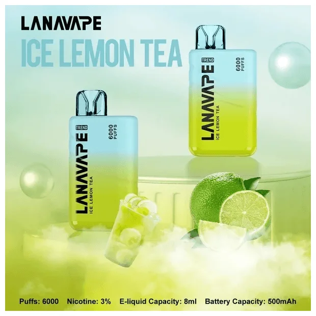 LANA拉娜Bar BC6000 Puffs拋棄式丨即棄型電子煙裝置 檸檬茶